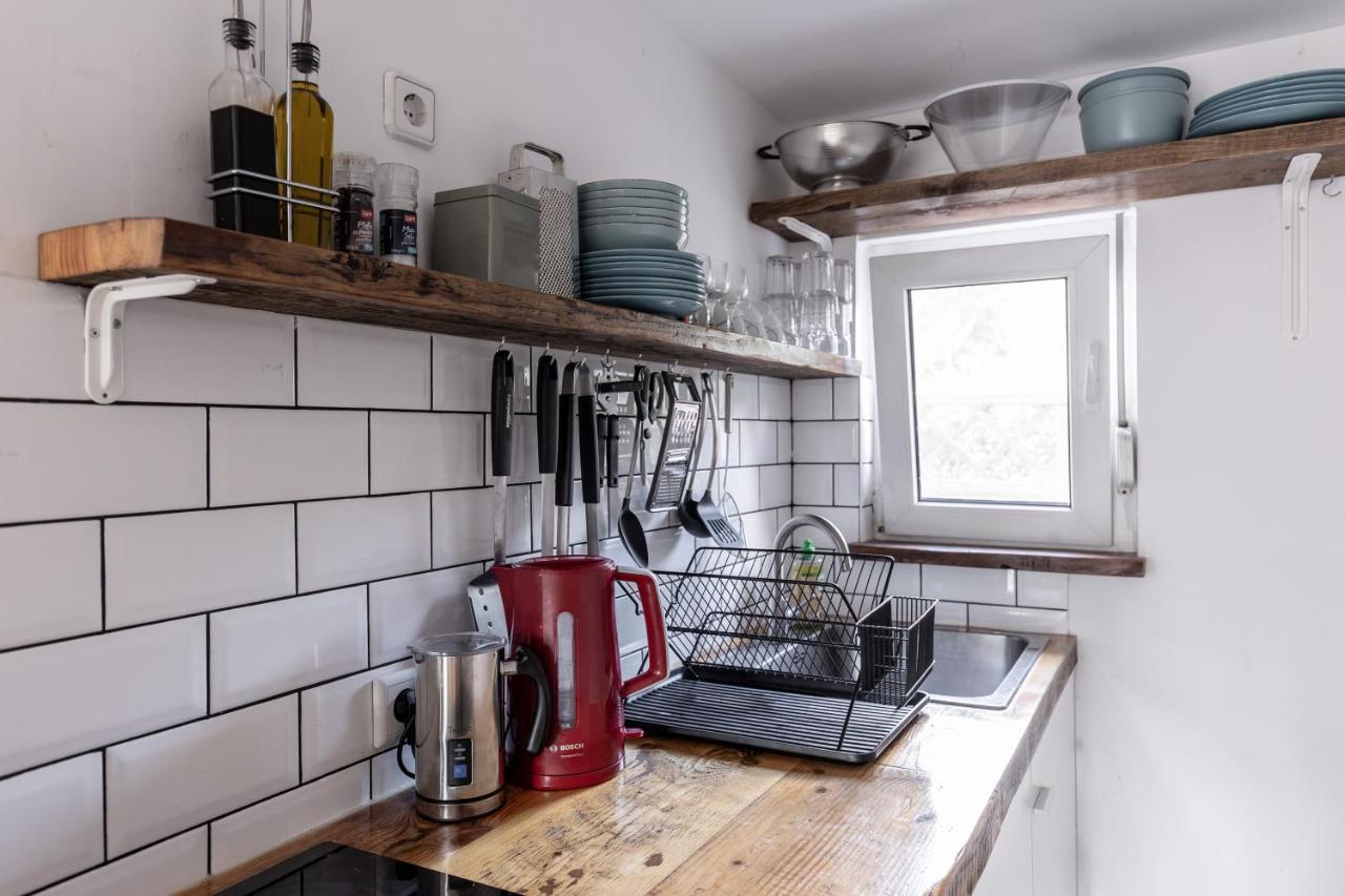 Am Grimnitzsee Gemuetliches Tiny House Bungalow Mit Sauna Und Kamin Joachimsthal Exterior photo