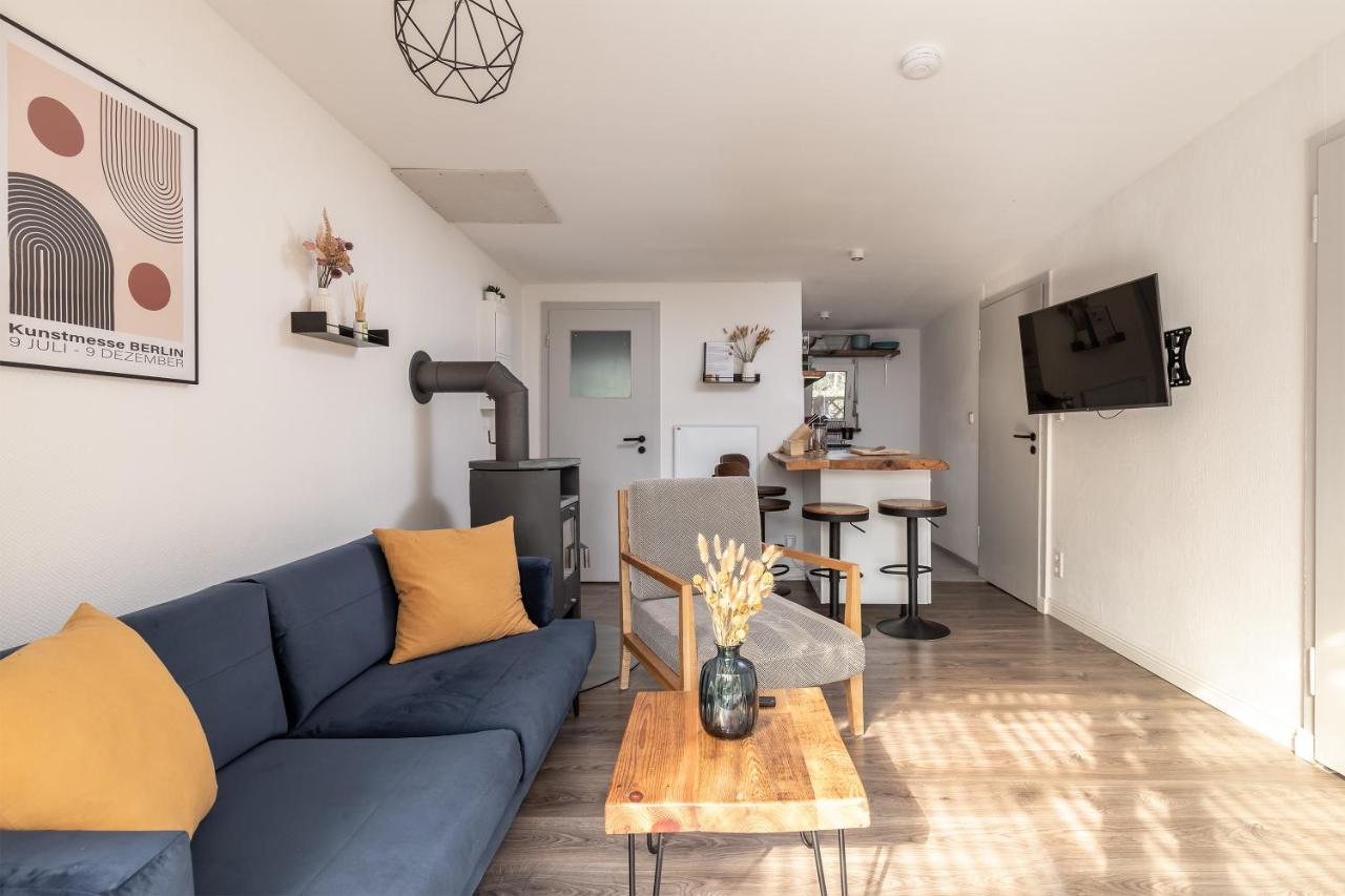 Am Grimnitzsee Gemuetliches Tiny House Bungalow Mit Sauna Und Kamin Joachimsthal Exterior photo