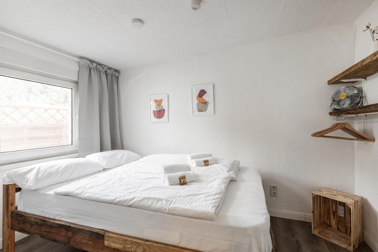 Am Grimnitzsee Gemuetliches Tiny House Bungalow Mit Sauna Und Kamin Joachimsthal Exterior photo
